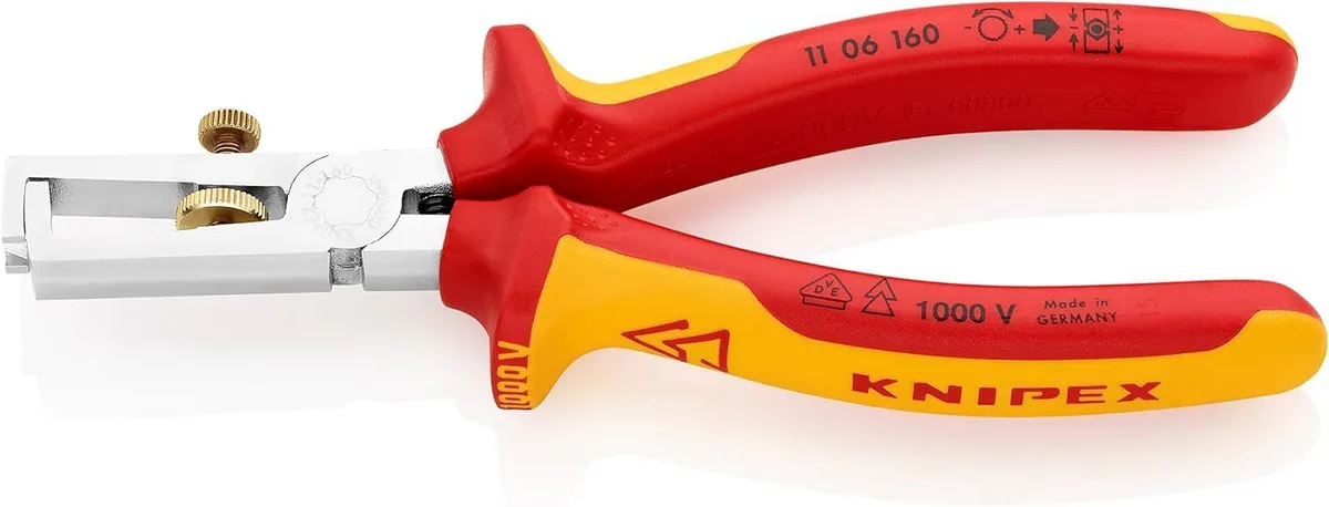 Knipex клешта за изолација со црвени рачки