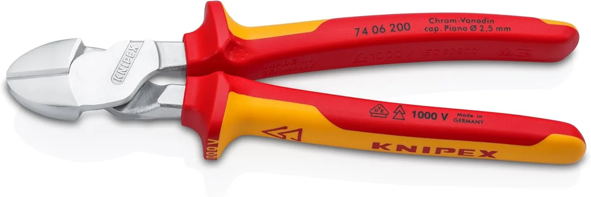 Knipex VDE цвичангла со изолирани рачки